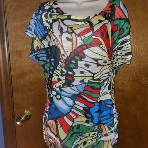 Plus Butterfly Wing Top